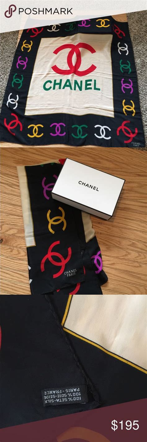 chanel scarf tag|chanel scarf outlet.